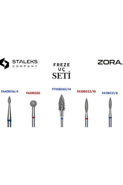 STALEKS FREZE UÇ SETİ 5’li