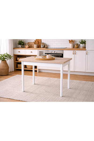 Levent Mobilya Aksesuar SMART MASA, CORDOBA BEYAZ, 110x70