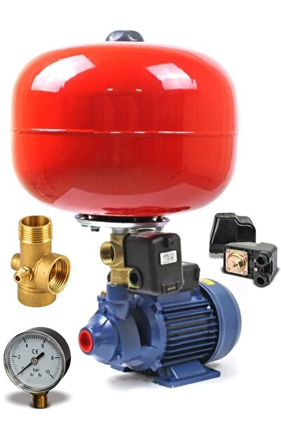 MoonTech Bakır Sargı 24 Litre Küre Tanklı 0,50 Hp QB-60 Otomatik Hidrofor 2 K...