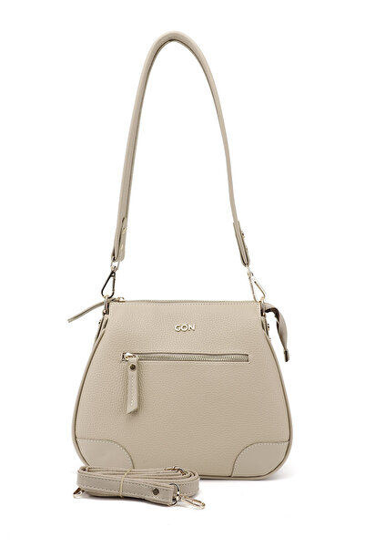 GÖNDERİ(R) Geantă de umăr pentru femei OPEN MINK Gön de mărime medie Q6855