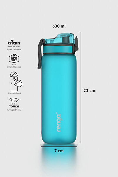 Renga Rybo-X Soft Touch 630 ml Tritan Matara 912160 Mavi