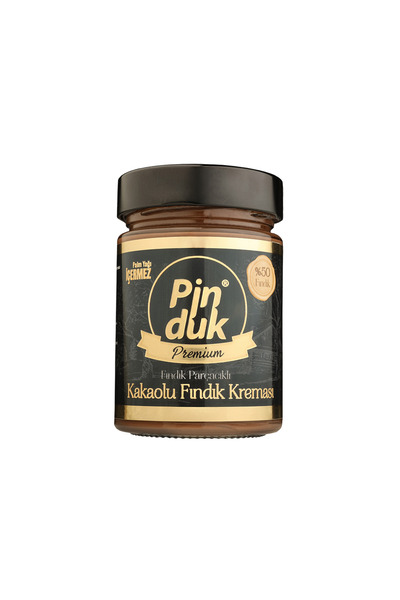 Pinduk Premium %50 Fındıklı Kakaolu Fındık Kreması 330 gr