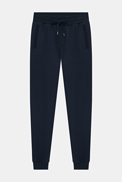 W Collection LACİVERT BORU PAÇA SPOR PANTOLON