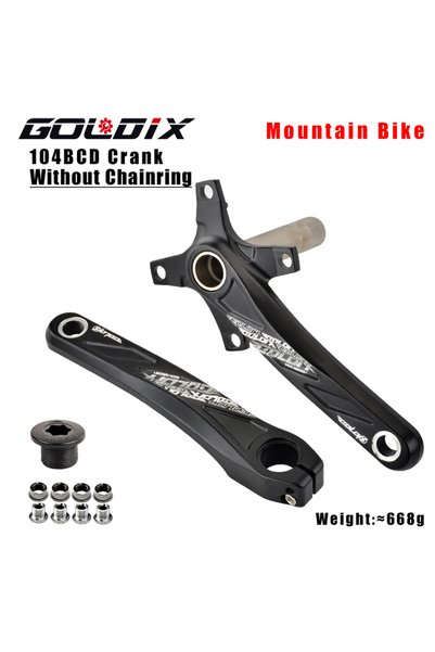 Choice 165mm Only Crank GOLDIX 104BCD Wide & Narrow Tooth Mountain Bike Parts...