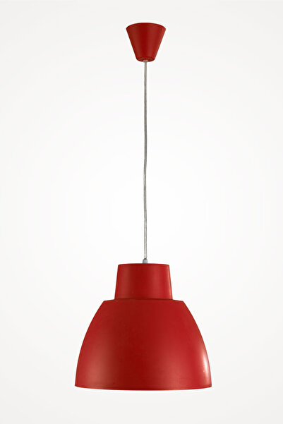 Binbirreyon Sarkıt Lamba Avize Kablo Seti Dahil 29cm Kırmızı Tavan Lambası JB035