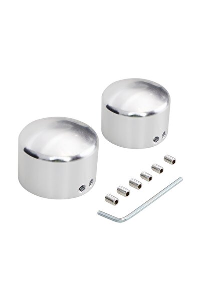 Choice غطاء صامولة المحور الأمامي القابل للتعديل باللون الفضي للدراجات الناري...