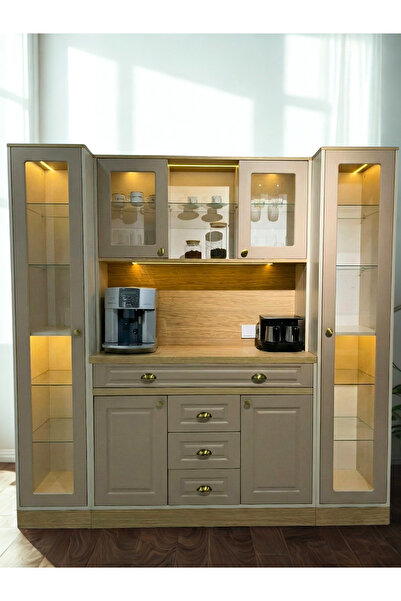 Avm 24 Mikel Masalı Kahve Köşesi Led Aydınlatmalı %100 Mdf Ücretsiz Montaj 20...