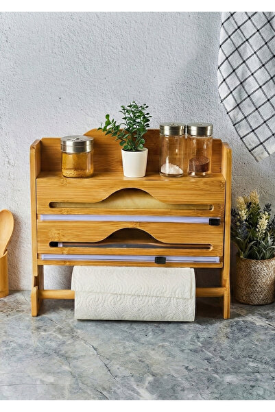 SepetçiBaba Bambu Streç Ve Folyo kesici Kağıt Havluluk Bambu Streç kesici - 11