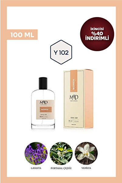Mad Parfüm Mad Y102 Selective 100 ml Kadın Parfüm | Oryantal & Çiçeksi Notalar