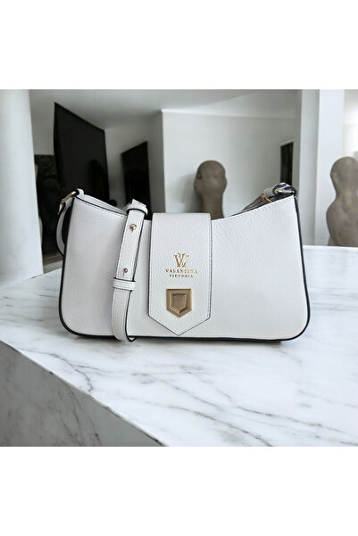 valentina victoria Valvi̇c Genuine Leather Crossbody Bag with Special Accesso...