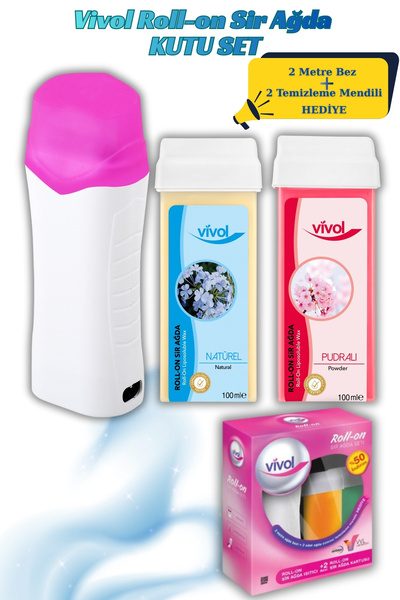 Vivol ROLL-ON SİR AĞDA KUTU SET PUDRALI