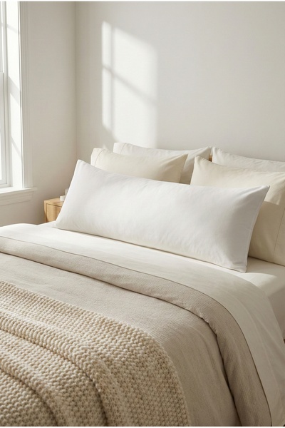 NESCO Pernă pentru pat individual |   Pernă lungă |   Pernă decorativă lungă ...