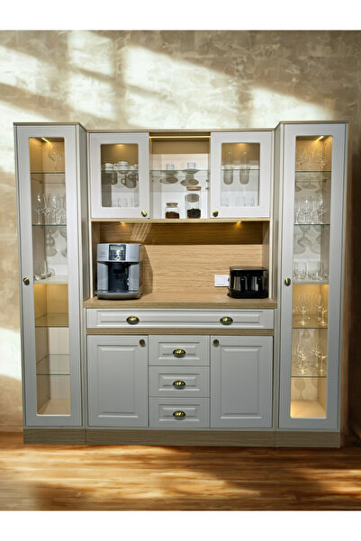 Avm 24 Mikel Masalı Kahve Köşesi Led Aydınlatmalı %100 Mdf Ücretsiz Montaj 20...