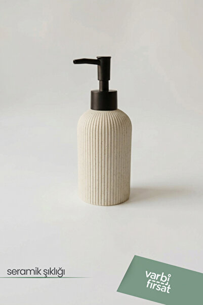 Varbifırsat Modern Desenli Seramik Sabunluk 180 ml