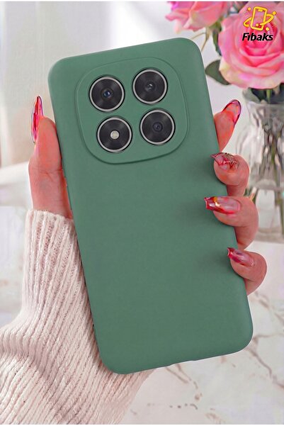 Fibaks Redmi Note 14 Pro Kılıf Kadife Lansman Soft Yumuşak Liquid Silikon Kam...