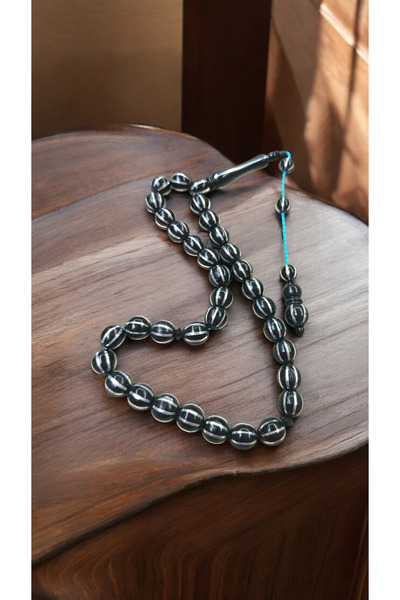 İnan Tesbih Kuka Watermelon Slice Embroidered Sphere Cut Prayer Beads