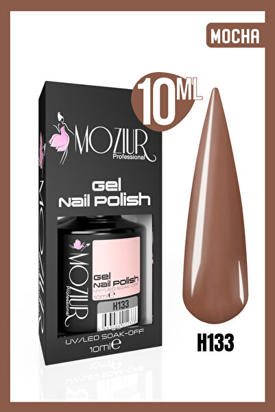 MOZIUR Kalıcı Oje Uv Led H133 (KAHVE SERİSİ) 10ml