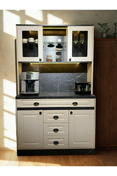 Avm 24 Mikel Masalı Kahve Köşesi Led Aydınlatmalı %100 Mdf Ücretsiz Montaj 12...