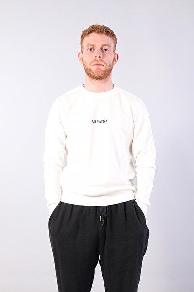 Mckanzie 8553 كريتيف مطبوع سويت برقبة دائرية