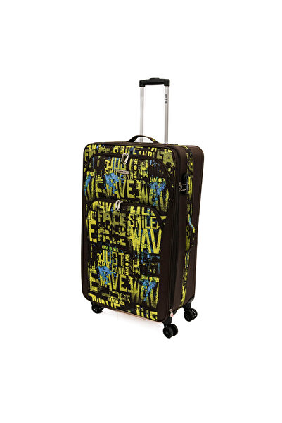 Lamonza Troler Collage 77x45x28 cm, extensibil, 3,4 kg, print