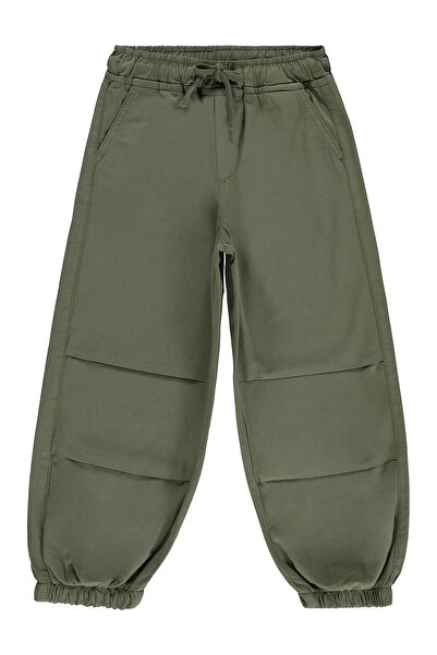 Civil Boys Pantalone za decu od 6-9 godina sa elastičnim nogavicama - kaki, z...