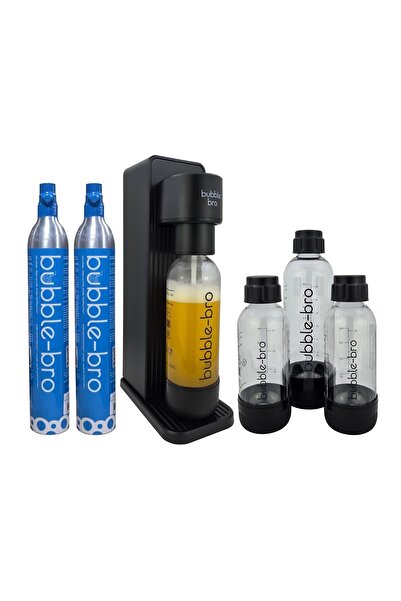 bubble-bro bubblebro Versa Soda Maker Family Pack - 2x60L CO2 Cylinders, 1L &...