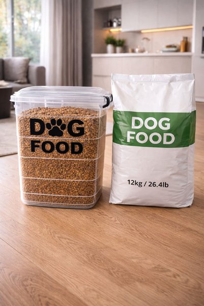 DEEMBRO Large Size Dog Food Storage Container Box 35 Lt Average Take 15 kg Food Food Storage Box