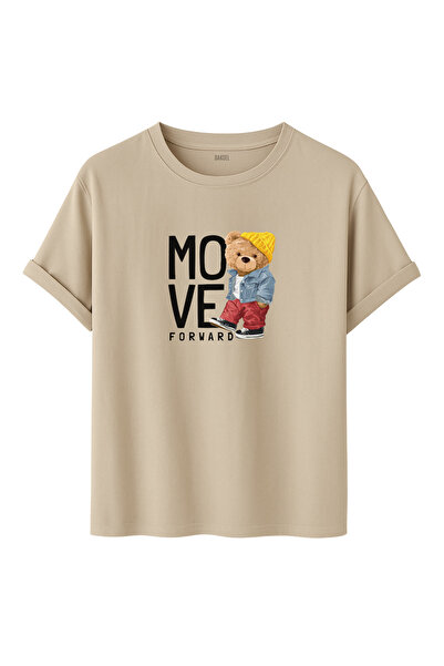 DK DAKSEL Μπλουζάκι Move Forward Bereli Teddy Bear με τύπωμα oversized Regula...