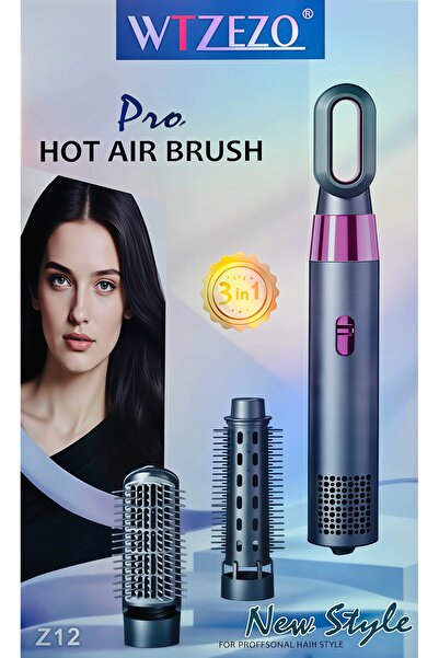 Generic WTZEZO 3-in-1 Pro Hot Air Brush Hair Dryer Brush Electric Hair Styler...