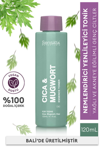 Sensatia Botanicals Yağlı ve Akneli Genç Ciltler, Arındırıcı Doğal Tonik 120m...