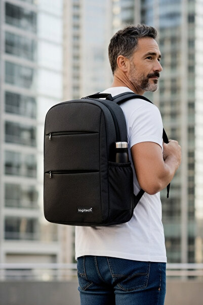 logitech Оригінальний унісекс 15,6 дюймів багатосекційний водонепроникний рюк...