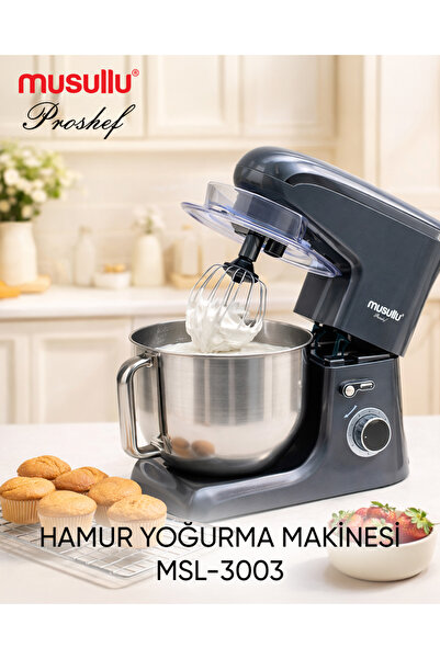 Musullu Mutfak Şefi / Stand Mikser 8l 1800 Watt Hamur Yoğurma Makinesi