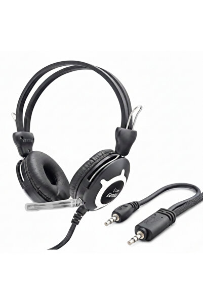 VOREX Live Genius Mikrofonlu Kulak Üstü Kulaklık | 40mm Sürücü | 3.5mm Jack |...