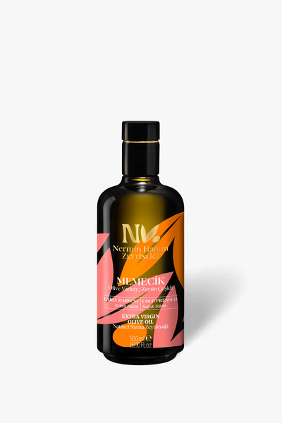 Nermin Hanım Zeytinliği Memecik - Erken Hasat Soğuk Sızma Zeytinyağı R. (500ml)