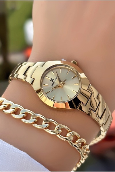 Daniel Klein سوار ساعة من الفولاذ المقاوم للماء من العلامة التجارية 3atm مع هدية