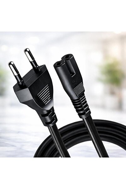 Derwell 5 Metre C7 Güç Kablosu Ps2/ps3/ps4/xbox One S/radyo/tv Işıldak Uyumlu 5m Power Elektrik Kablosu