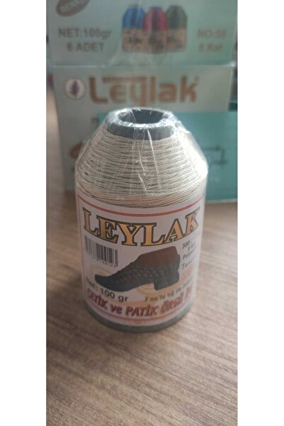 Leylak Patik Ve Çetik Ipliği Krem Polyester 100 Gr 9 Kat