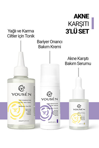 Yousen Akne Karşıtı Bariyer Onarıcı Bakım Seti