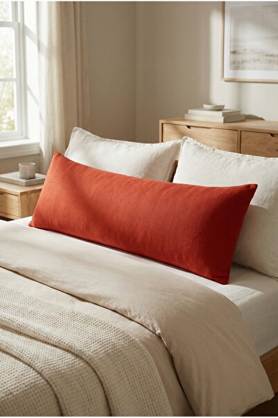 NESCO Tek Kişilik Yatak Yastığı | Uzun Yastık | Dekoratif Uzun Yastık 50x100 ...