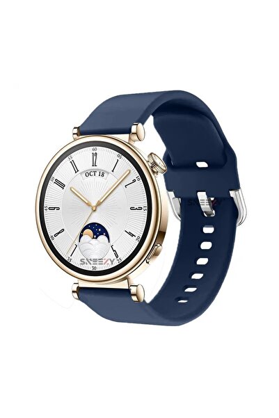 Sneezy Huawei Watch GT4 41mm İle Uyumlu 18mm PureLux Soft Tokalı Silikon Kordon