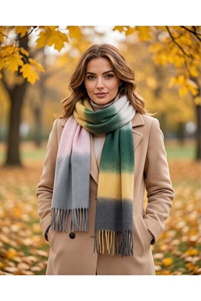 Cashmere Cashmere Gradient Wool Shawl-2