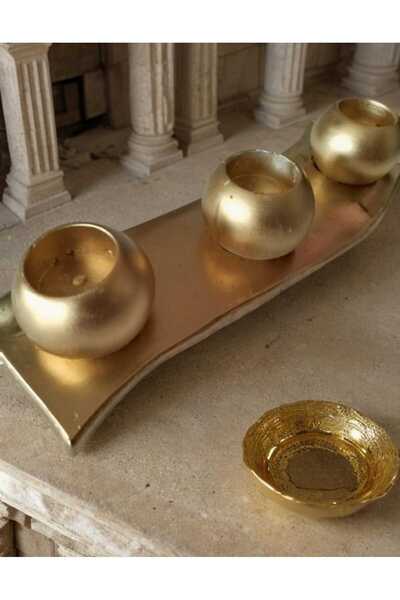 Handmade Dekor Mumluk Masaların Eşsiz Görseli