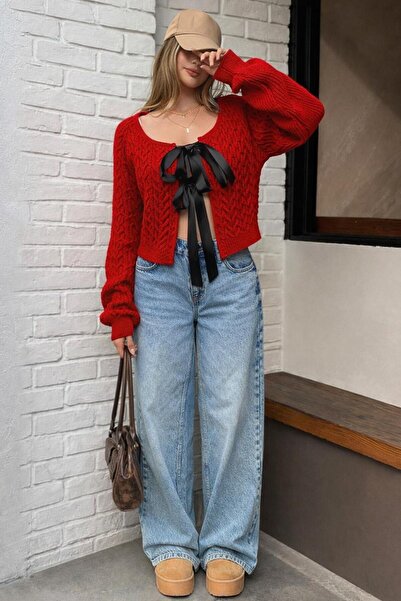 TOFAN TRİKO CARDIGAN TRICOTAT SCURT