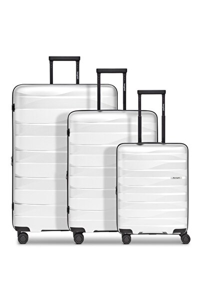 Bergpfeil Travel 4-Rollen Kofferset 3-tlg. mit Dehnfalte