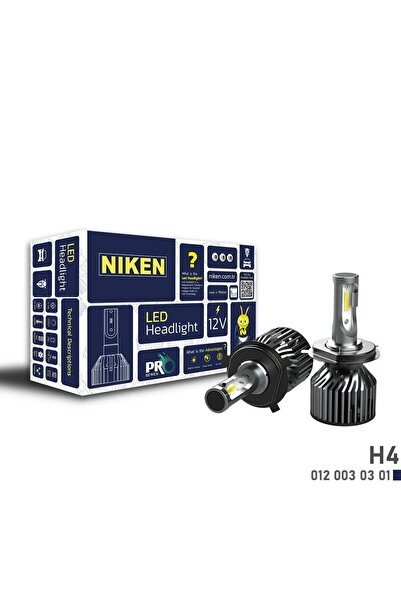 Niken NİKEN H4 led xenon far aydınlatma seti şimşek etkili niken pro 7600lm