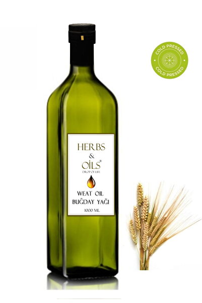 Herbs & Oils زيت القمح زيت الحنطة السوداء 1000 مل