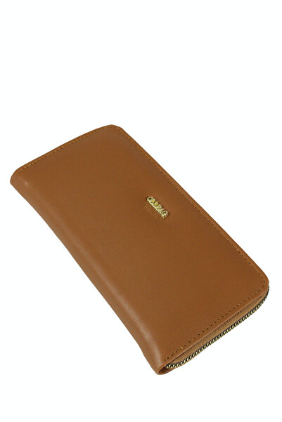 OLLBAG 1007 Faux Leather Women's Wallet / Purse Brown