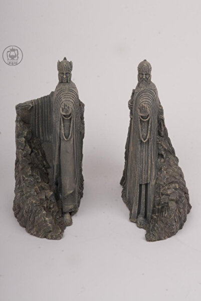Kingdom of 3D Argonath Kitap Tutucu – Yüzüklerin Efendisi | Polyester Döküm |...