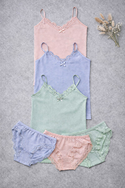 Demirsa Boutique Set de atlet și chiloți pentru femei L material elastic din ...