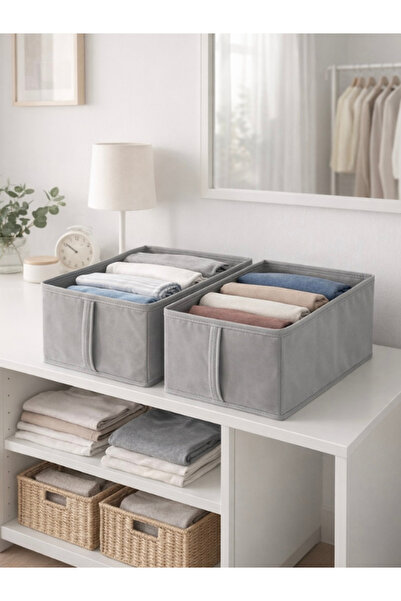 Venita Home 2 Adet Dolap Içi Düzenleyici, Raf Düzenleyici, Katlanabilir Kıyaf...